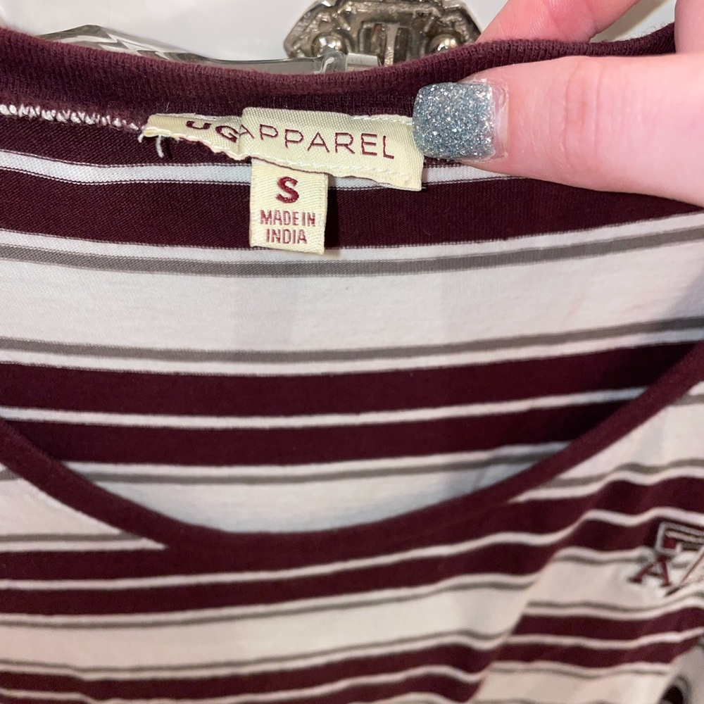 TEXAS A&M STRIPED TOP